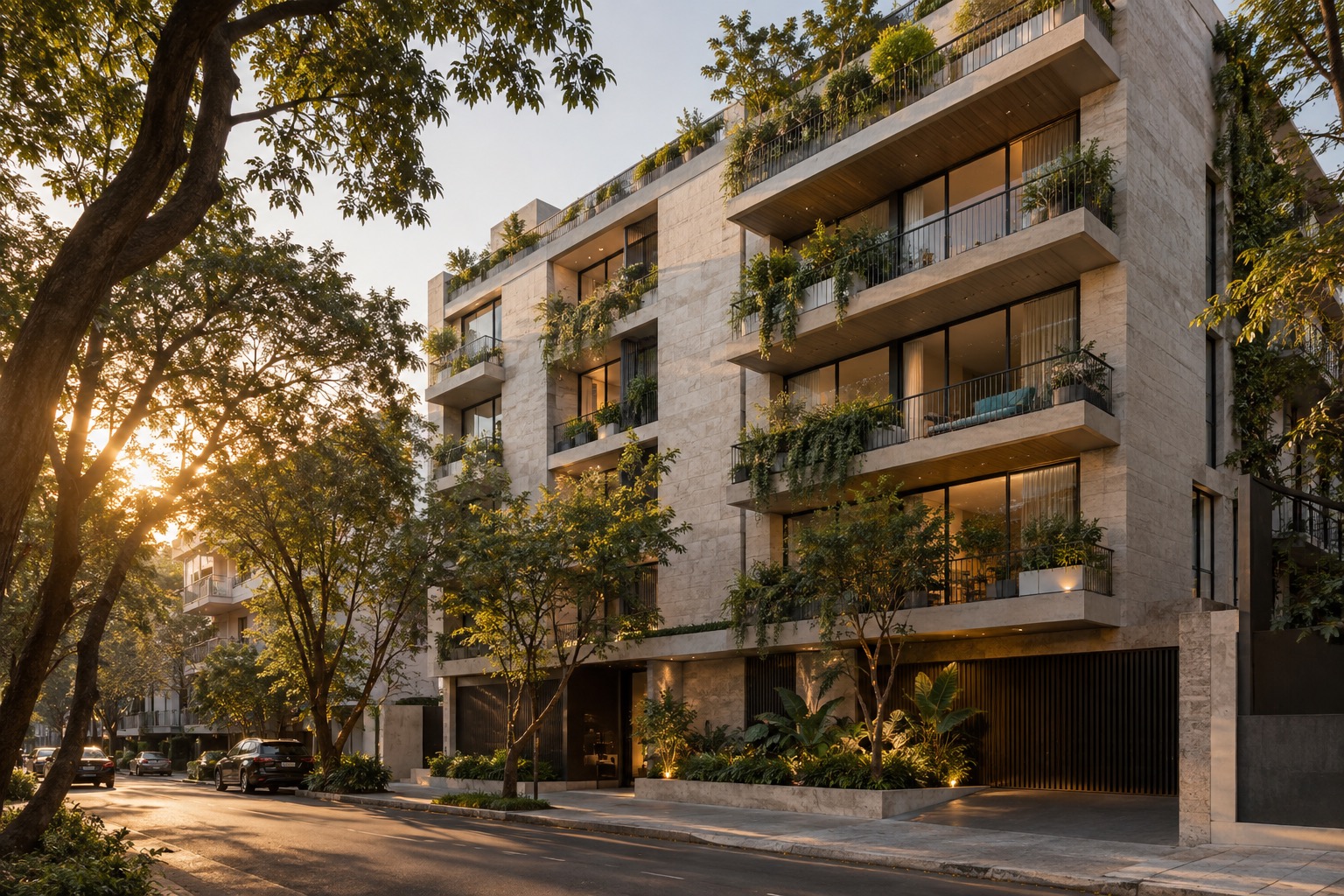 Arquitectura residencial conceptual inspirada en Ciudad de México.